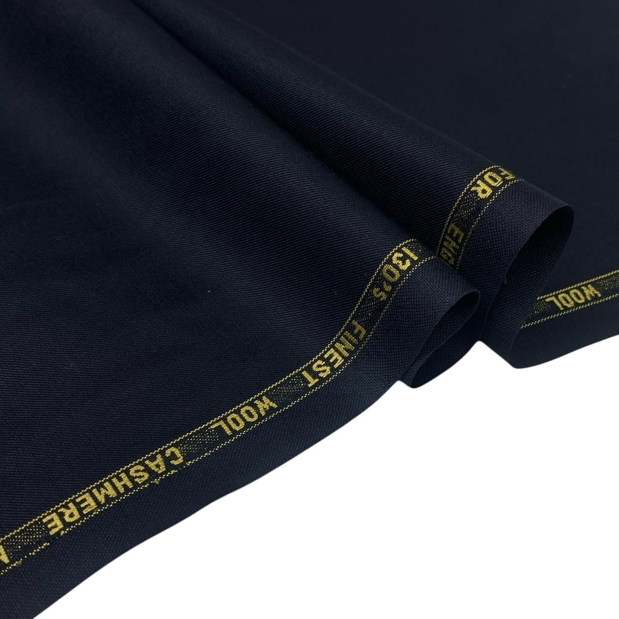 130’s Wool Cashmere Suiting - Navy
