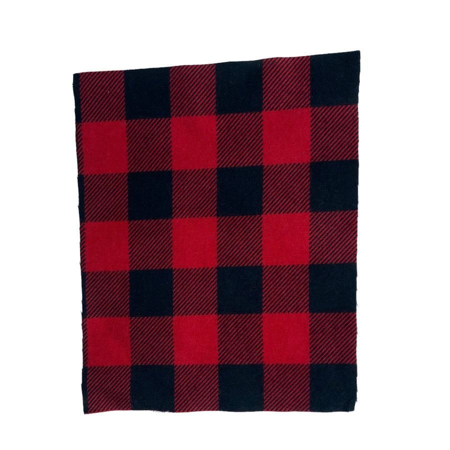 Printed Cotton Flannel - Buffalo Check - Remnant