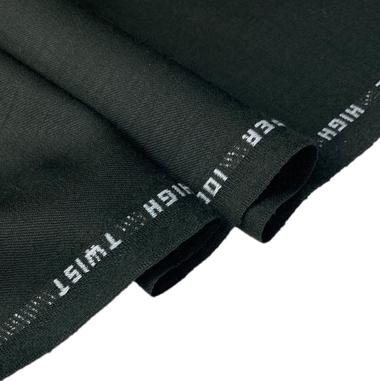 Super 100’s Wool High Twist - Remnant - Dark Green