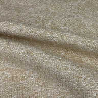 Woven Wool Linen Blend Upholstery Remnant - Beige/White