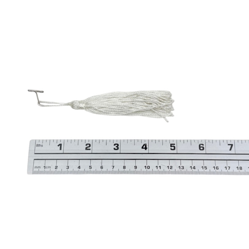 Decorative 3 3/4”Tassel - White