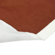 Woven Interfaced Upholstery Remnant - Rust