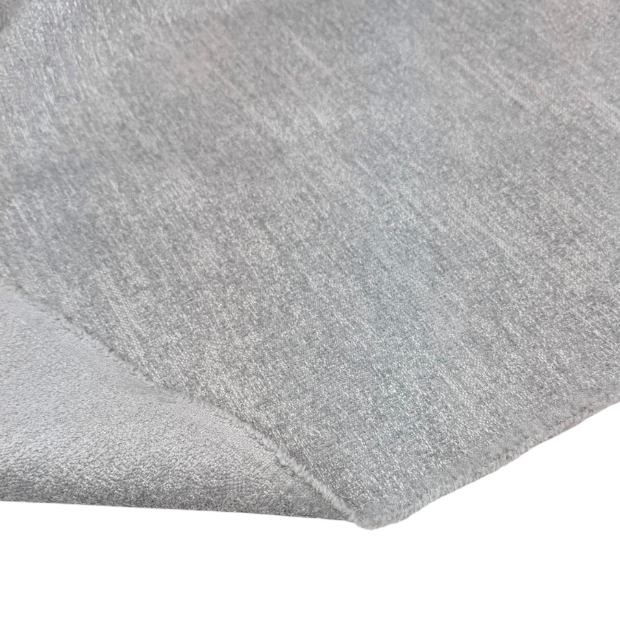 Chenille Upholstery Remnant - Grey
