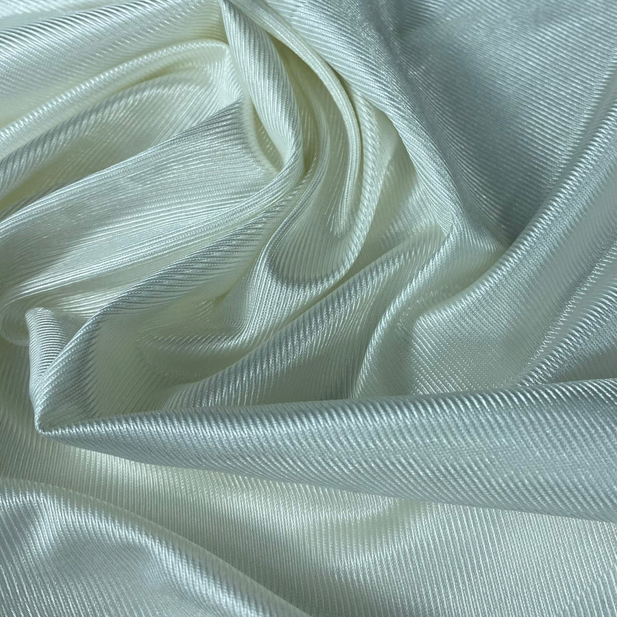 Tricot Knit - Satin Ecru