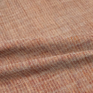 Woven Upholstery Remnant - Ivory/Rust/Orange