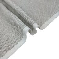 Woven Upholstery Remnant - White/Beige