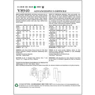 Vogue V8940 Casual Jacket Sewing Pattern