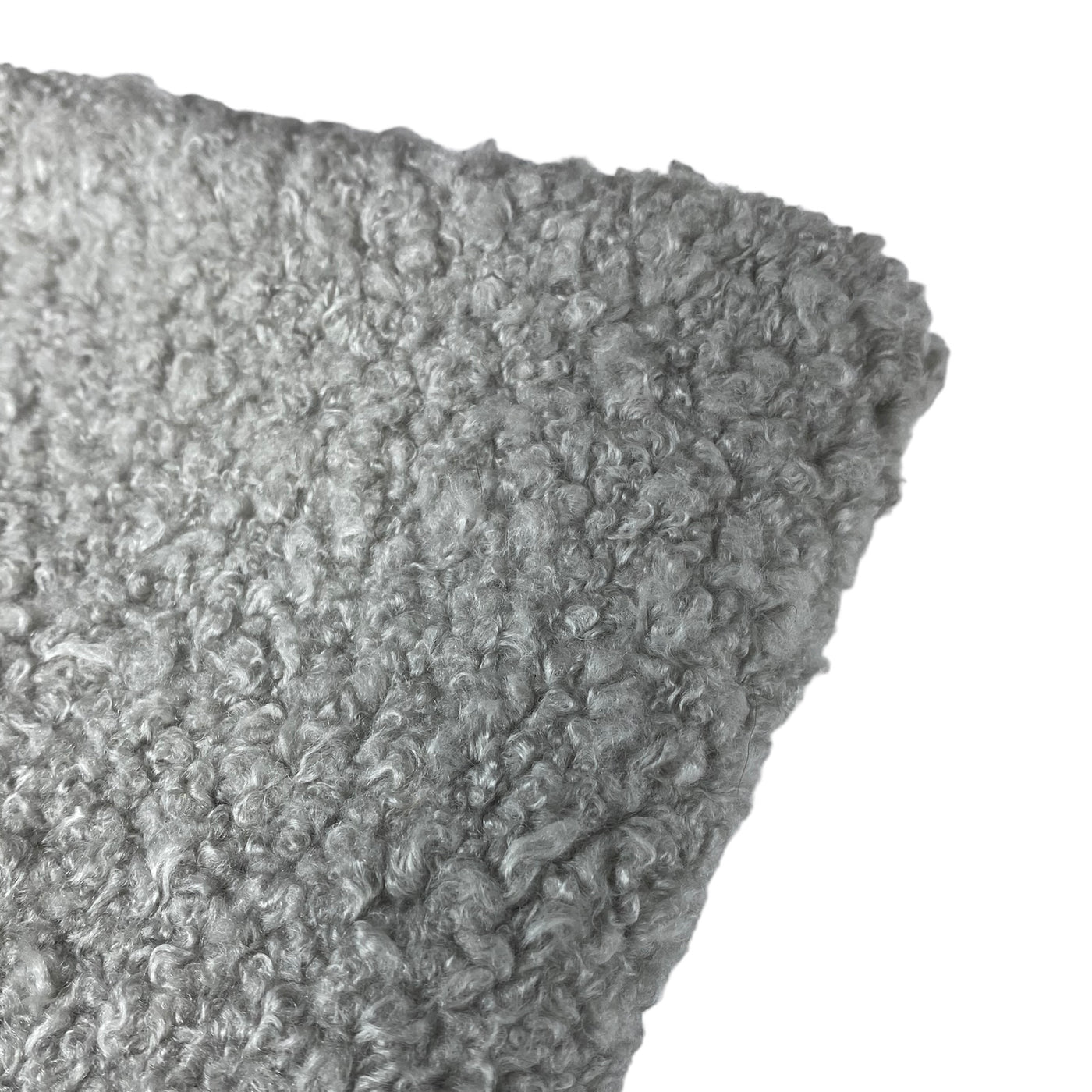 Boucle Upholstery Designer Remnant  - Grey