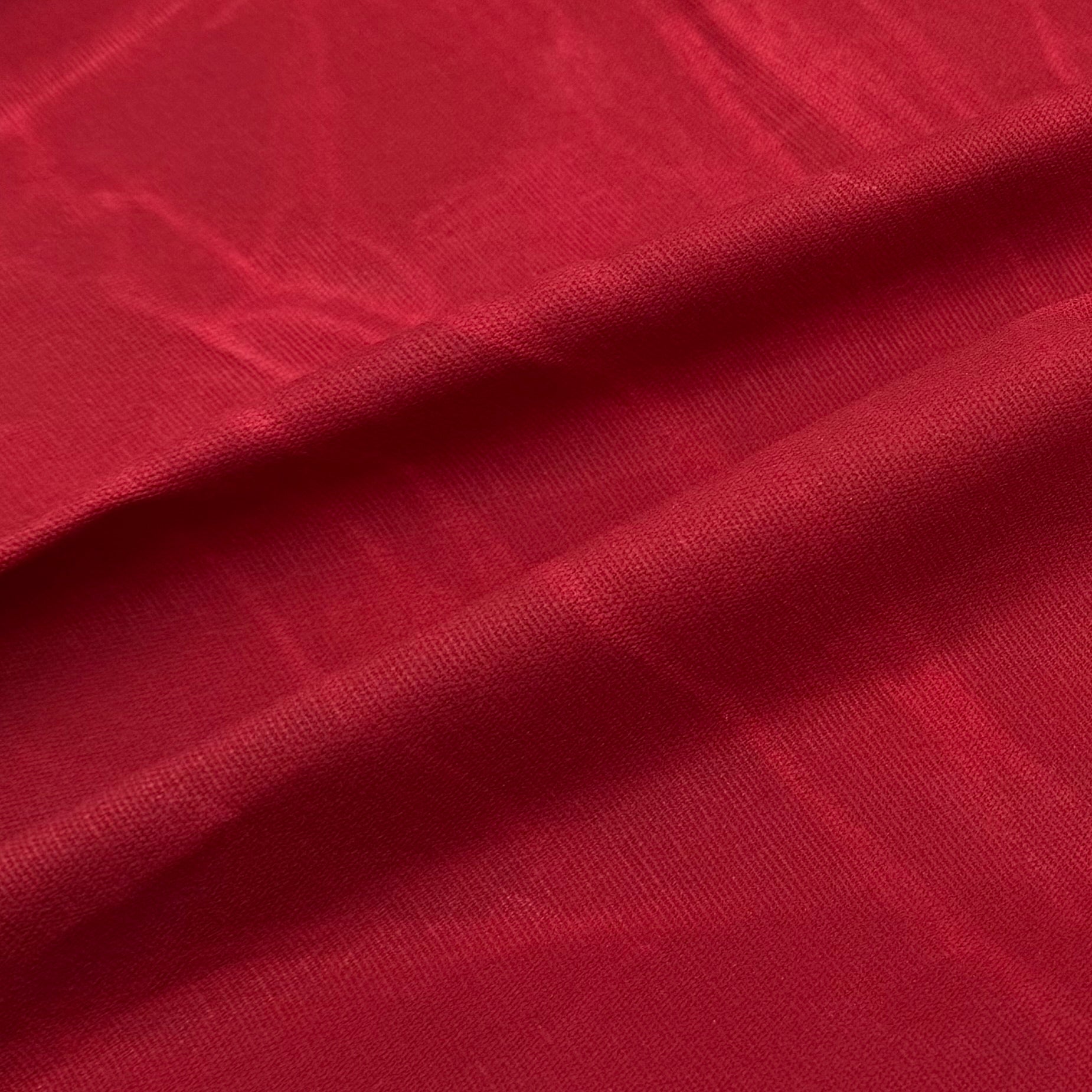 Waxed Cotton Canvas 10oz Beeswax - Red