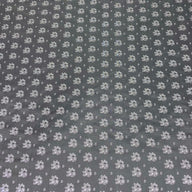 Silk Paisley Jacquard Remnant - Black/White