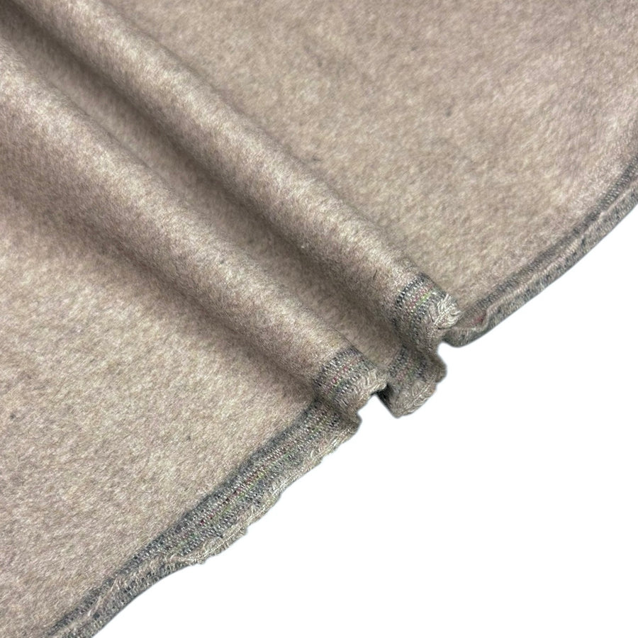 Mohair Wool Coating - Heather Brown