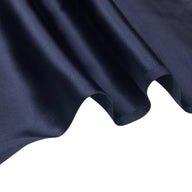 Mulberry Silk Charmeuse Satin - Dark Midnight