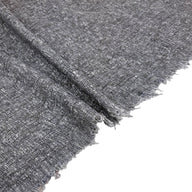 Boucle Upholstery Remnant  - Grey/Light Blue/White