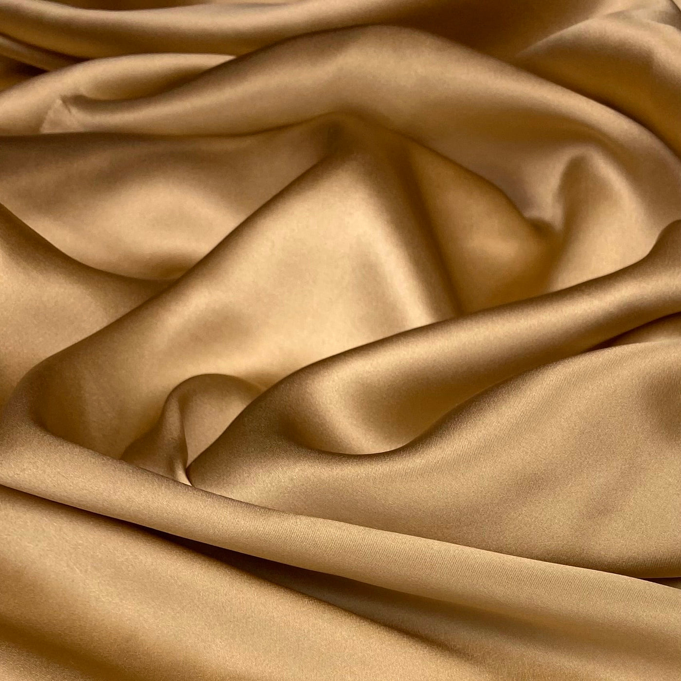 Mulberry Silk Charmeuse Satin - Khaki