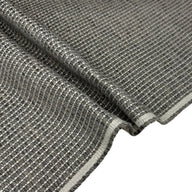 Cotton Striped Upholstery Remnant - Grey/White