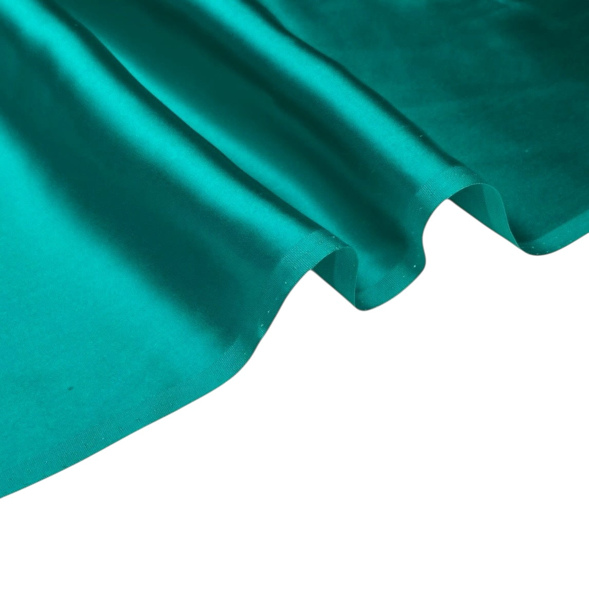 Mulberry Silk Charmeuse Satin - Bright Peacock