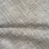 Woven Cotton/Linen Upholstery Remnant - Ivory/Grey