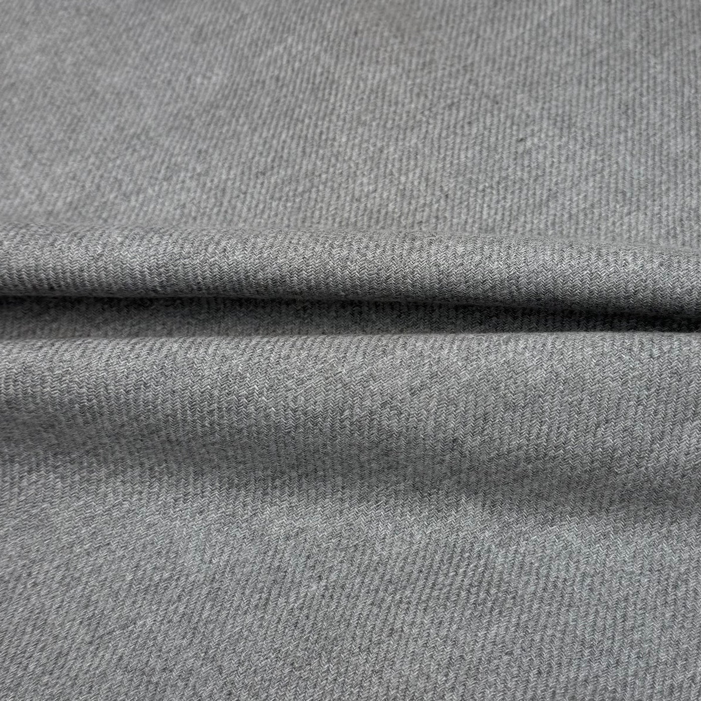 Diagonal Striped Upholstery Remnant - Grey