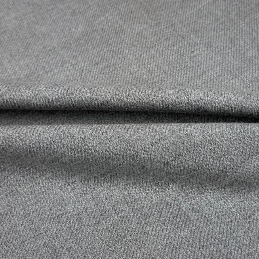 Diagonal Striped Upholstery Remnant - Grey