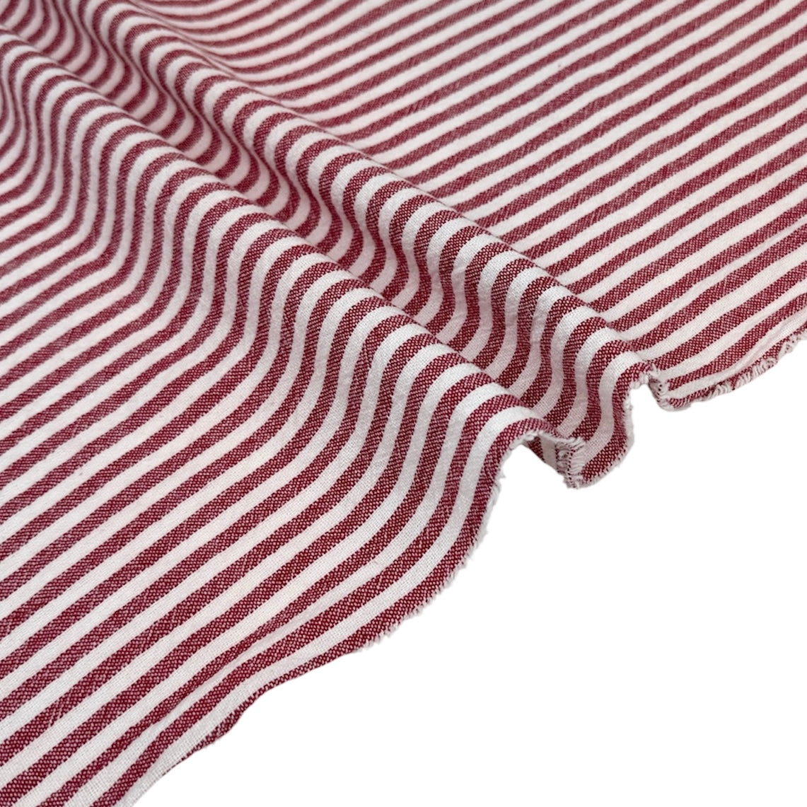 Striped Organic Cotton - Red/White