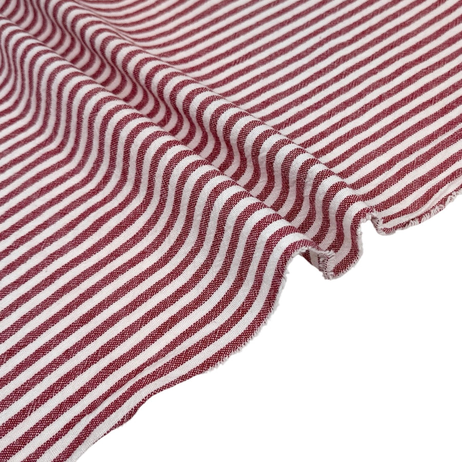 Striped Organic Cotton - Red/White