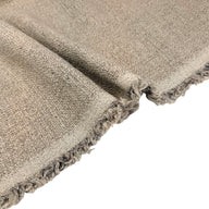 Boucle Wool Upholstery Remnant - Taupe/Black