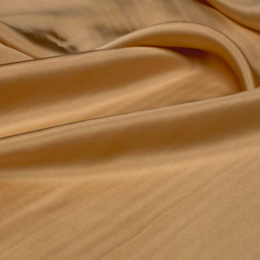 Mulberry Silk Charmeuse Satin - Gold
