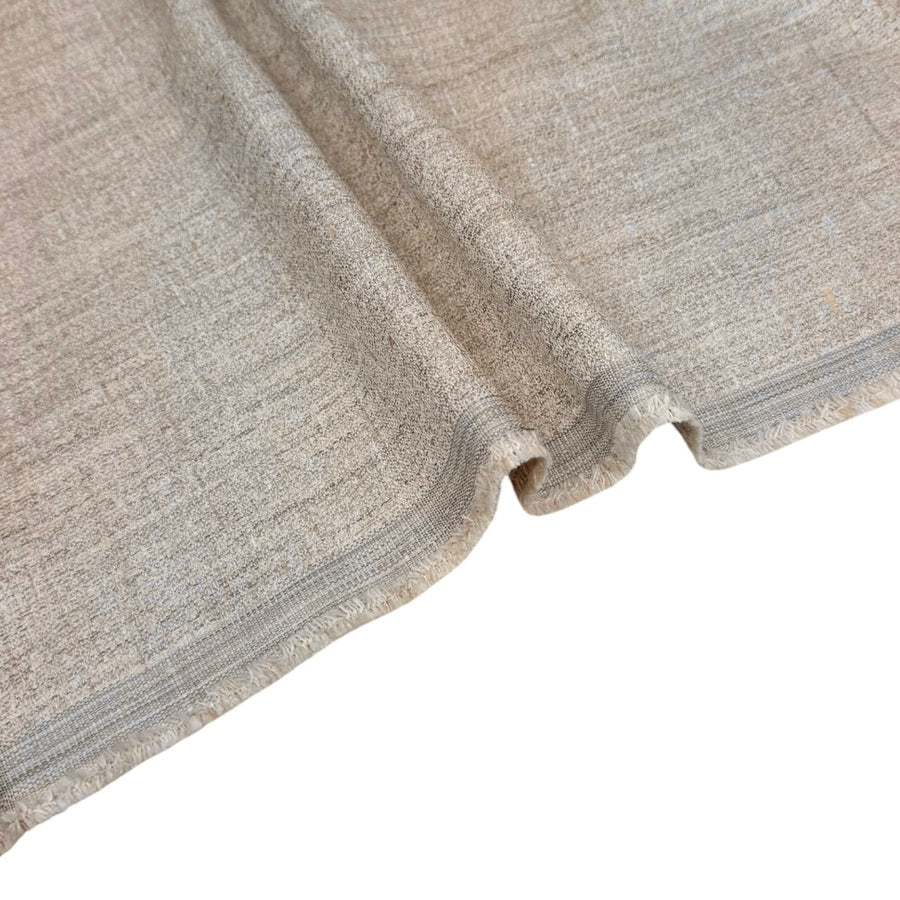 Double Wide Upholstery Remnant - Ivory/Beige/Silver