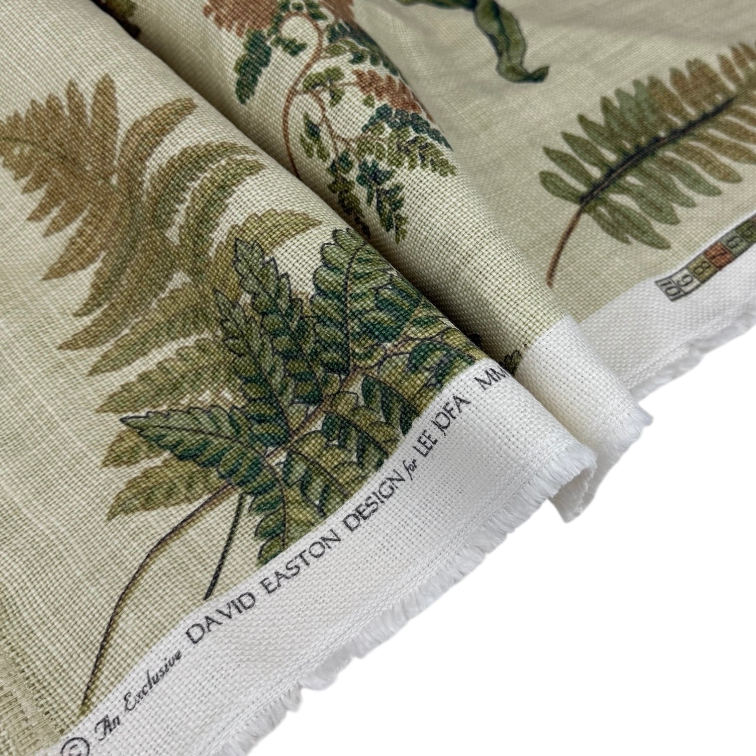 Fern Linen Remnant - David Easton Design for Lee Jofa