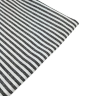 Striped Organic Cotton - Black/White
