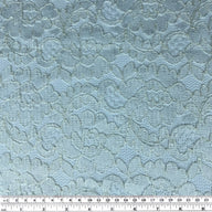 Floral Corded Lace - Remnant - Ivory