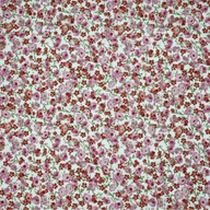 Printed Quilting Cotton Remnant - Small Floral - Pink