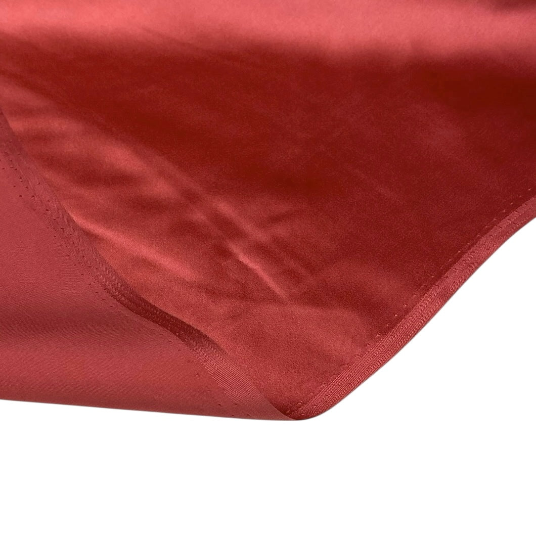 Mulberry Silk Charmeuse Satin - Coral