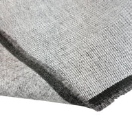 Twill Upholstery Remnant - White/Grey