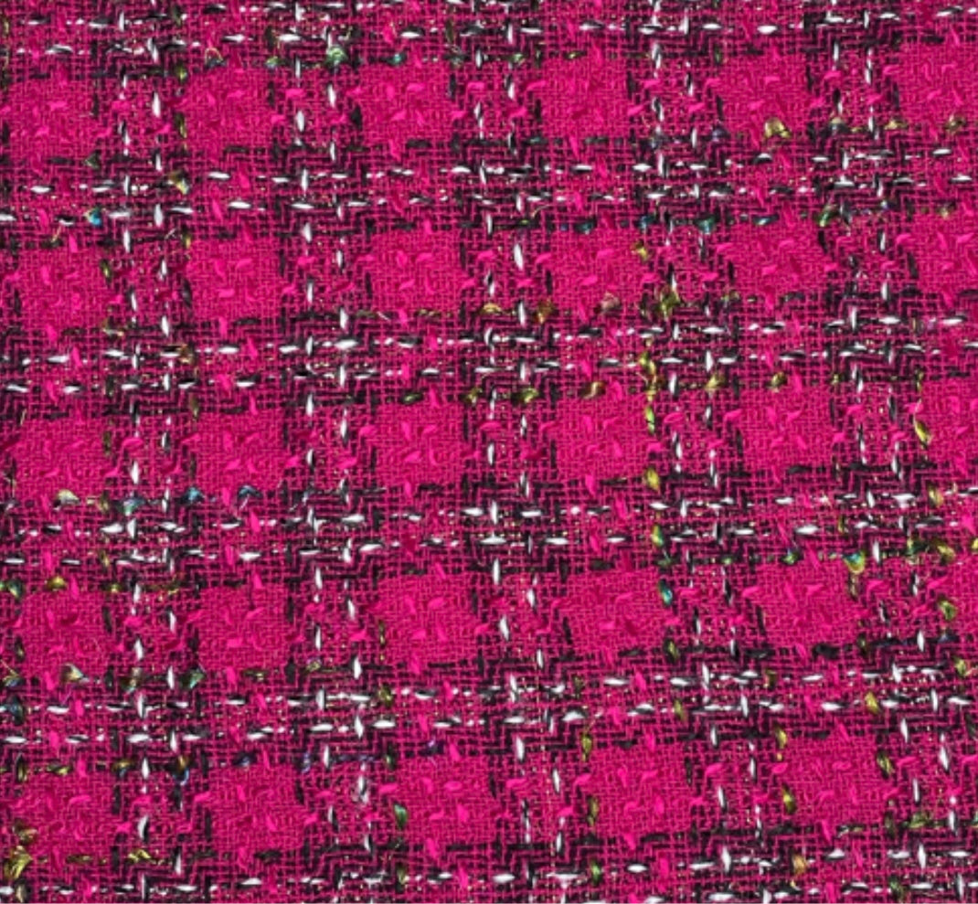 Boucle Wool Coating - Pink
