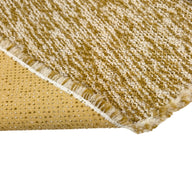 Boucle Wool Upholstery Remnant - Gold/Ivory