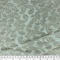 Corded Lace - Ivory/Silver