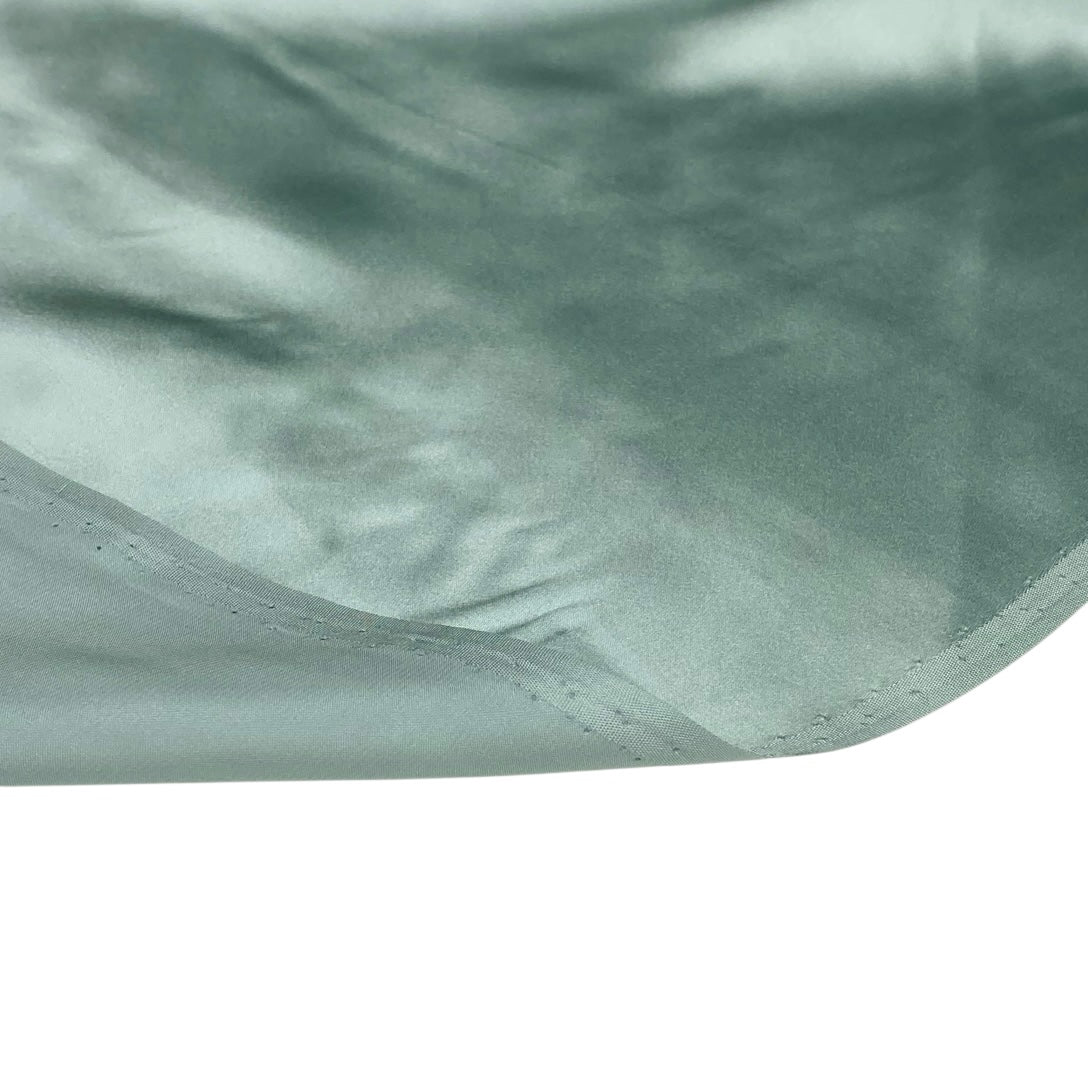 Mulberry Silk Charmeuse Satin - Aqua Mist