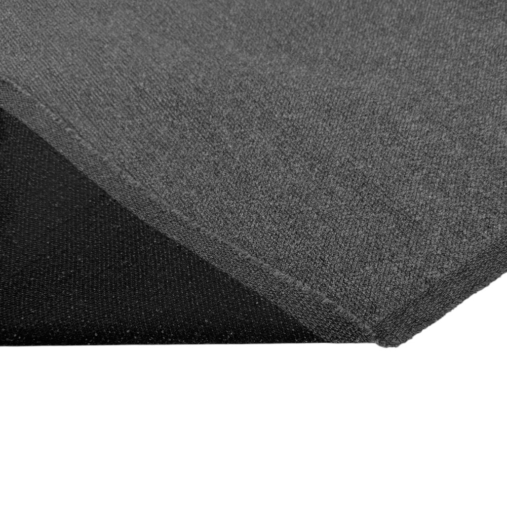 Boucle Upholstery Remnant  - Dark Grey