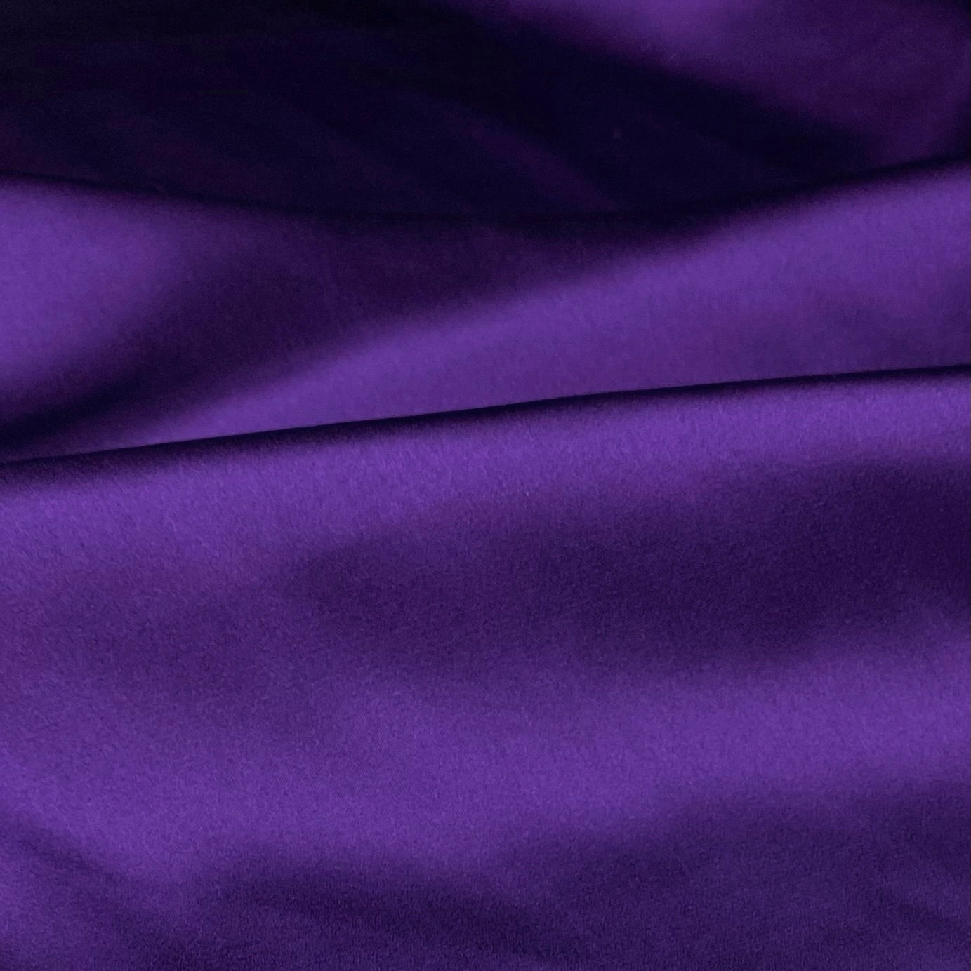 Mulberry Silk Charmeuse Satin - Royal Purple
