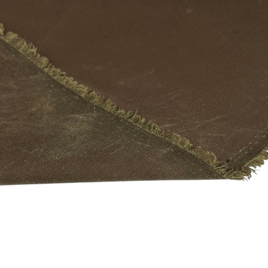 Waxed Cotton Canvas 16oz - Brown