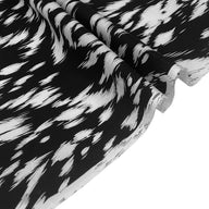 Lightweight Printed Cotton - Black/White/Grey