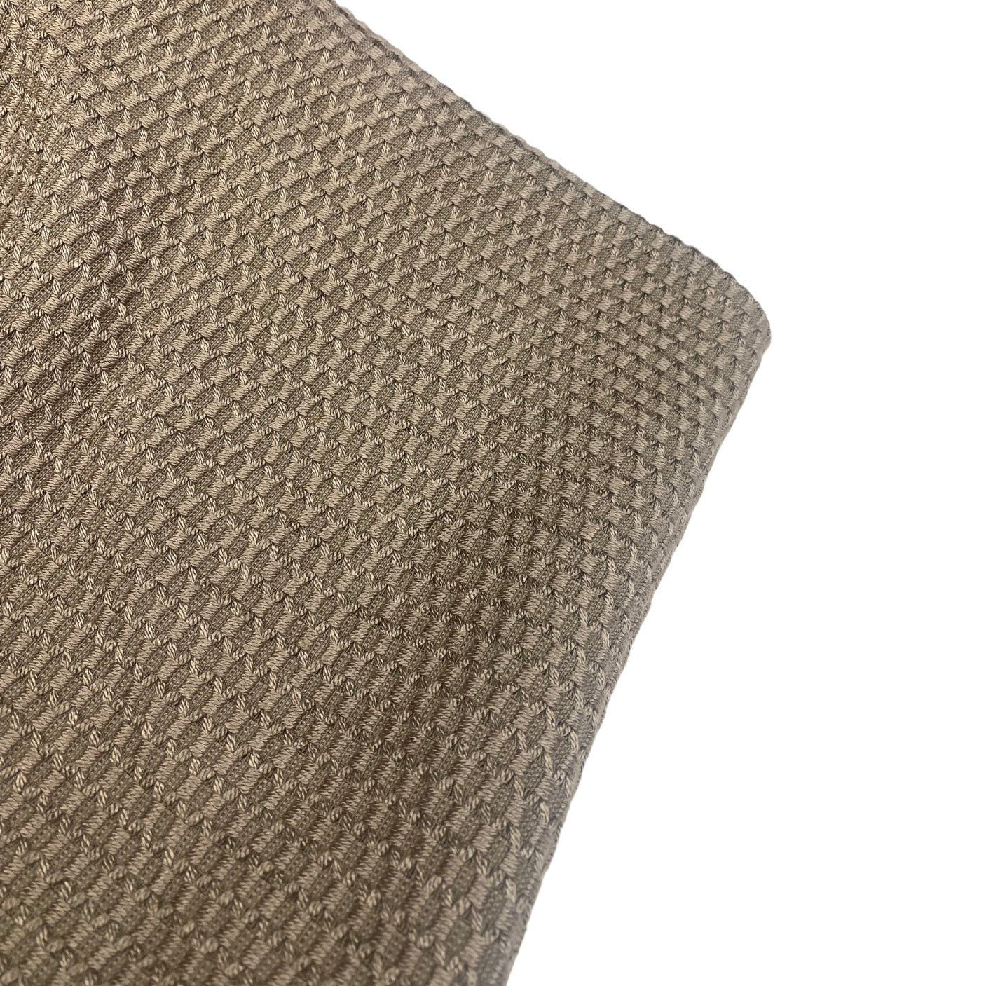 Cotton Upholstery Remnant  - Taupe