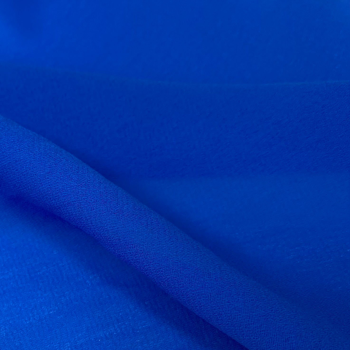 Polyester Georgette - 59” - Electric Blue
