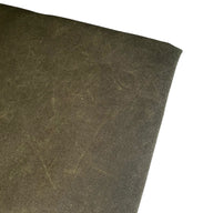 Waxed Cotton Canvas 16oz - Green - Remnant