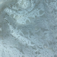 Floral Corded Lace - White