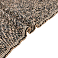 Boucle Upholstery Remnant  - Beige/Navy/White