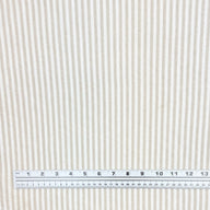 Striped Organic Cotton - Beige/White