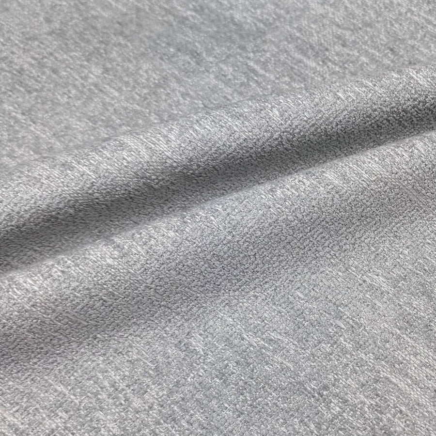 Chenille Upholstery Remnant - Grey