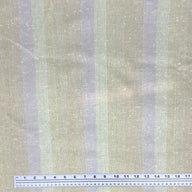 Striped Cotton/Linen - Yellow/Beige